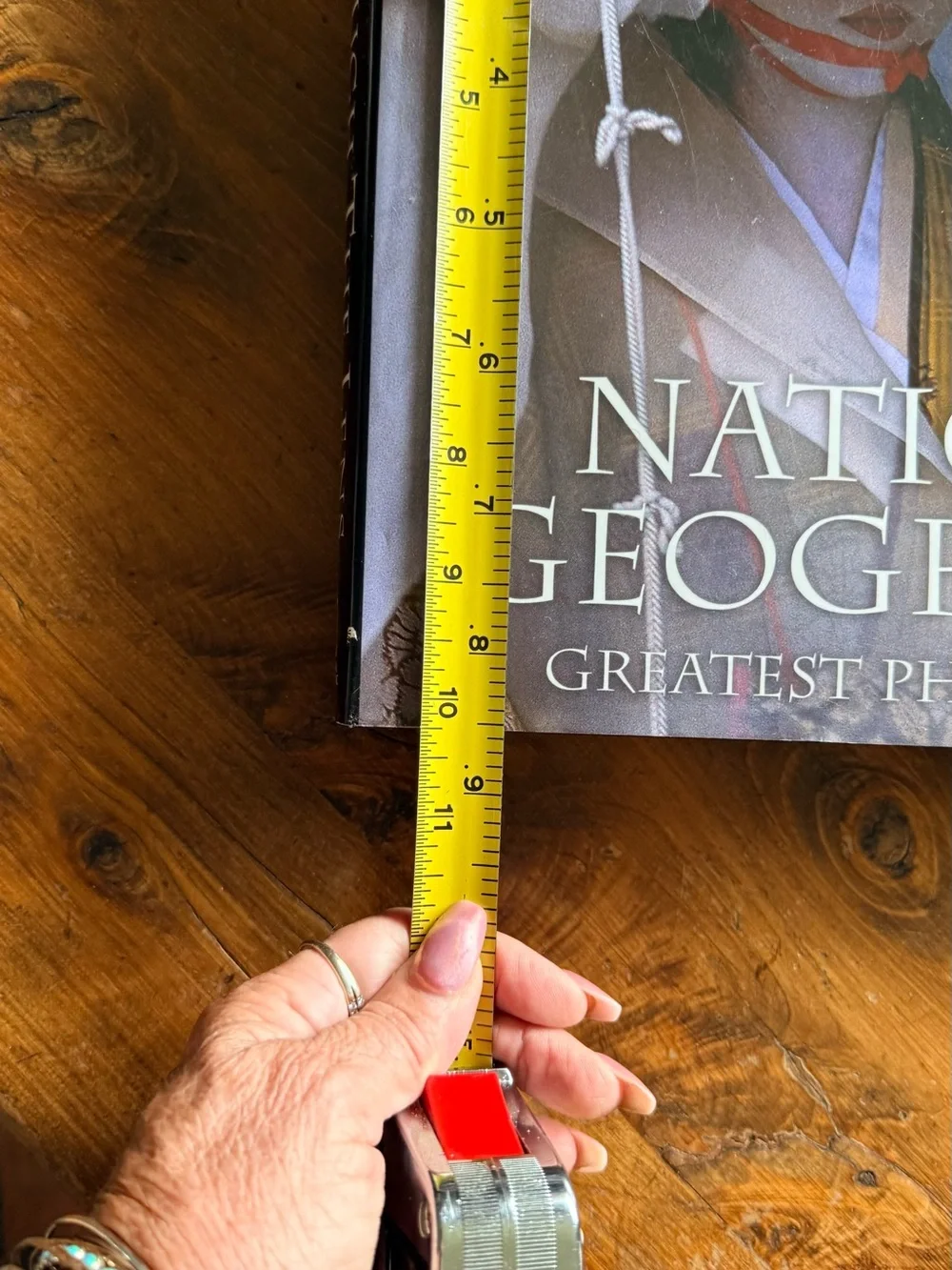 National Geographic Hardcover Coffee Table Book - Blue, Tan, White